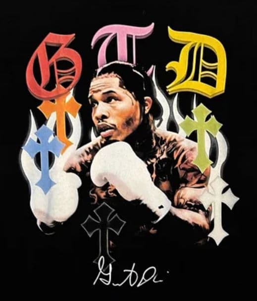 デービス　裏起毛パーカー　新品 サイン入りChrome Hearts style