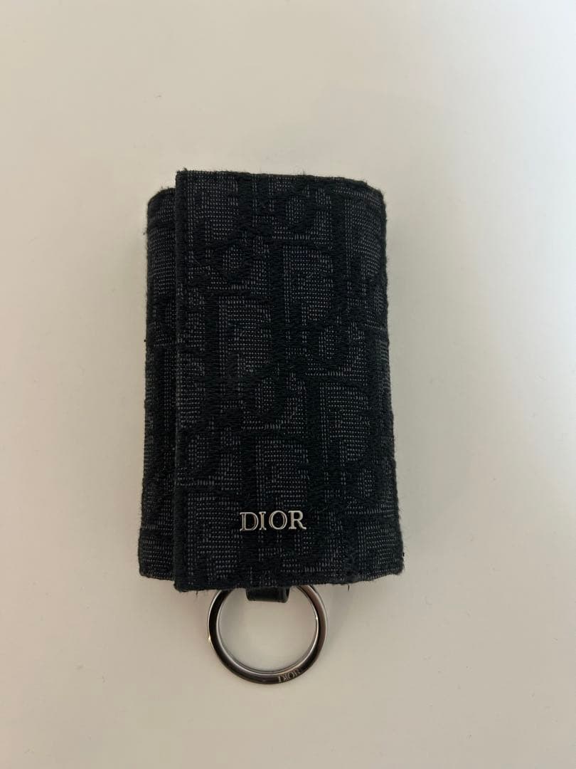 DIOR ディオール キーケース オブリーク ジャガード