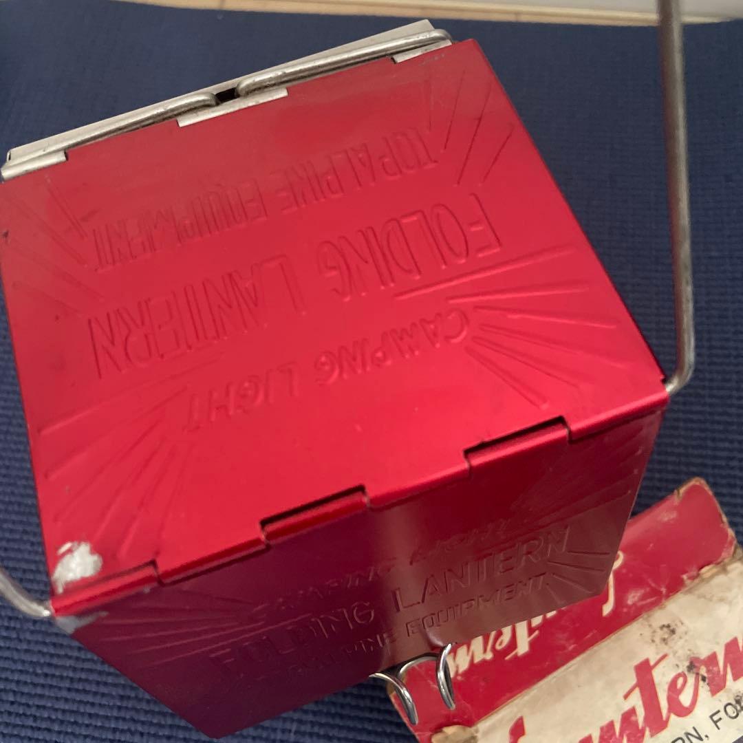 キャンドルランタン　フォールディング　 屋根型 希少品　ヴィンテージ