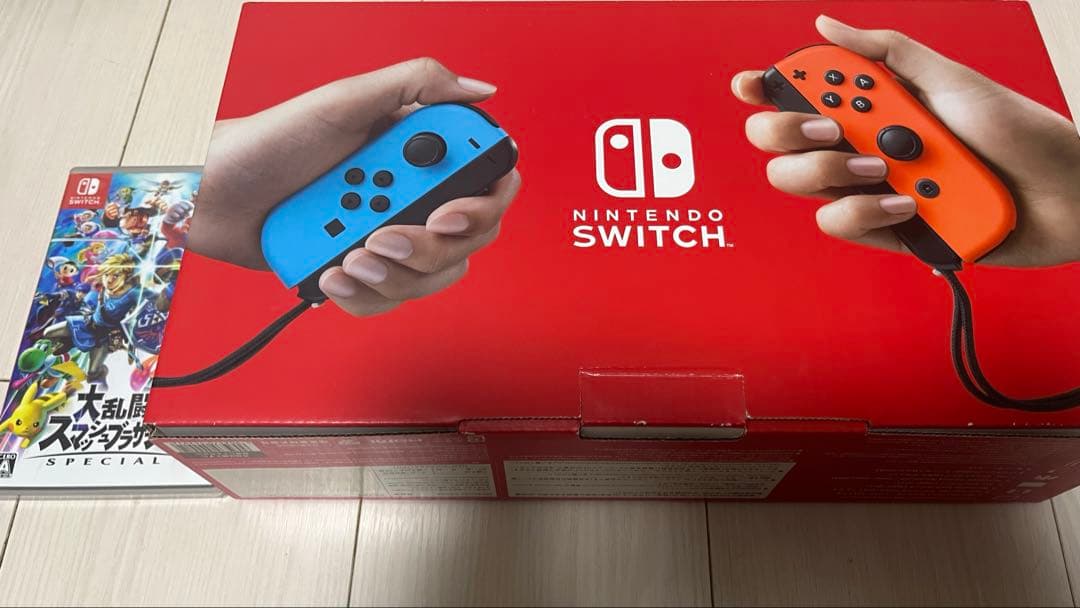 【10月5日迄】Switch 本体 あつ森スマブラ付き　動作確認済