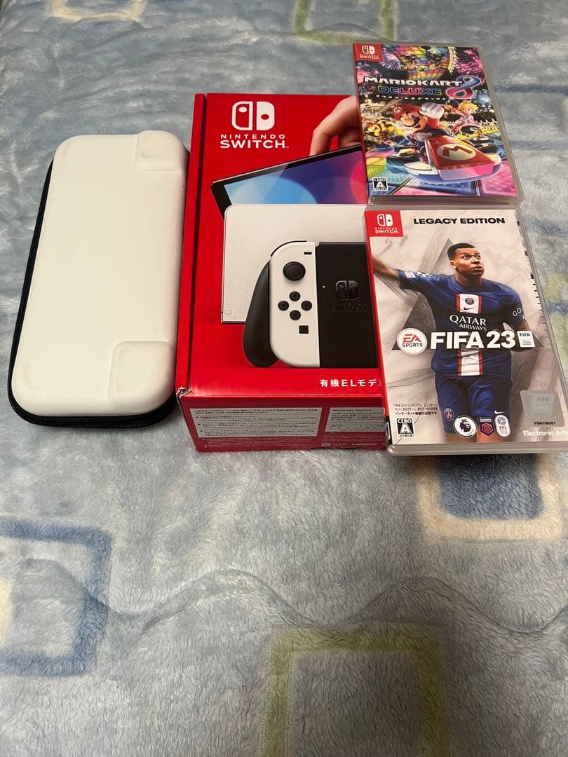 Nintendo Switch OLED+ ゲーム2本 + コントローラー