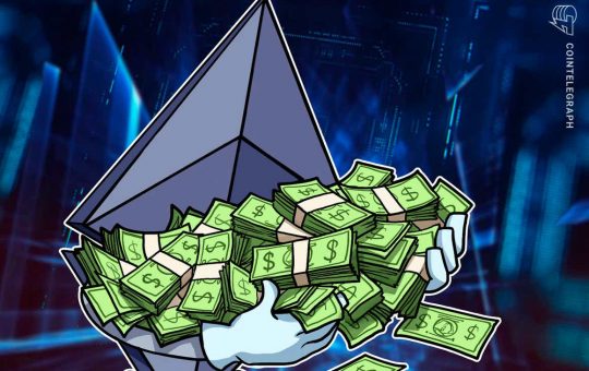 ETH to hit $20 trillion market cap by 2030: Ark Invest
