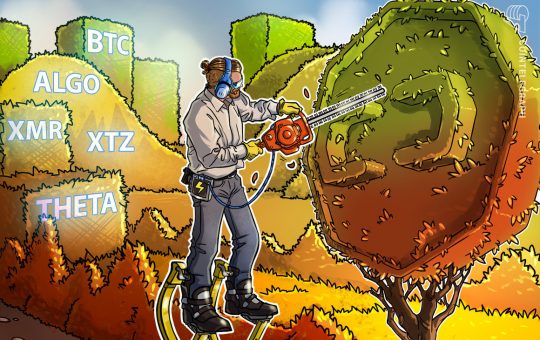 BTC, ALGO, XMR, XTZ, THETA